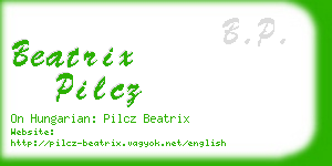 beatrix pilcz business card